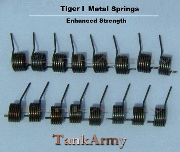 Tiger I upgraded suspension springs (2021 production)